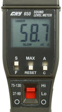 Load image into Gallery viewer, Handheld Sound Level Meter, 3½ Digit, A and C Frequency Weighting of the RMS Signal, F and S Time Weighting and Max Level Indication, Tripod Mountable
