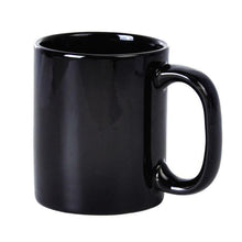 Load image into Gallery viewer, Funny &quot;Have a Nice Day&quot; Middle Finger Coffee Mug, Ceramic, Holds 10 Ounces, Black
