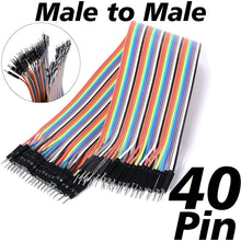 Load image into Gallery viewer, 40-Pin Male To Male Jumper Wire Cable, Dupont M to M, 8-inch Length
