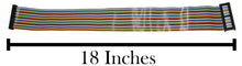 Load image into Gallery viewer, 40 Pin Male IDC Connector Ribbon Cable with Female Socket, 18 Inch
